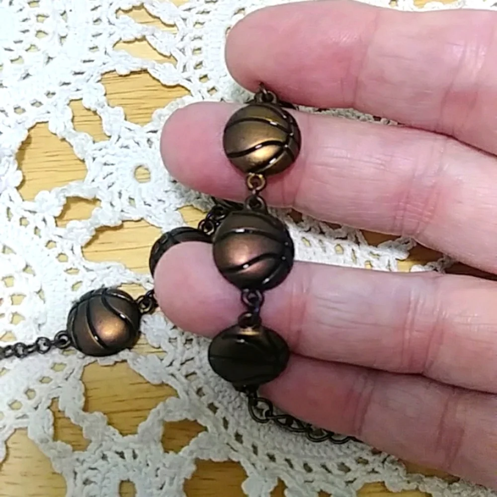 Basketball Bracelet, Sports Jewelry
